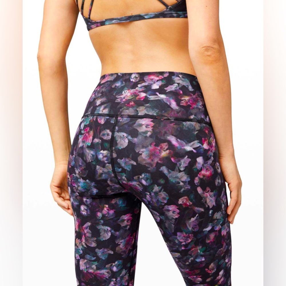 NEW 🎉 LULULEMON Wunder Under High-Rise Tight 25" Activate Multi Floral Size 8